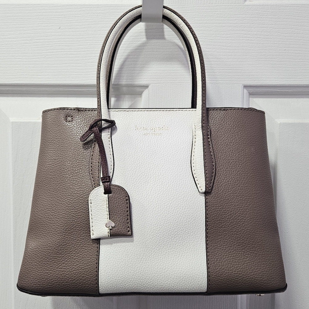 Kate Spade Eva Split Handle Small Top Zip Satchel - Like NEW - Picture 3 of 8